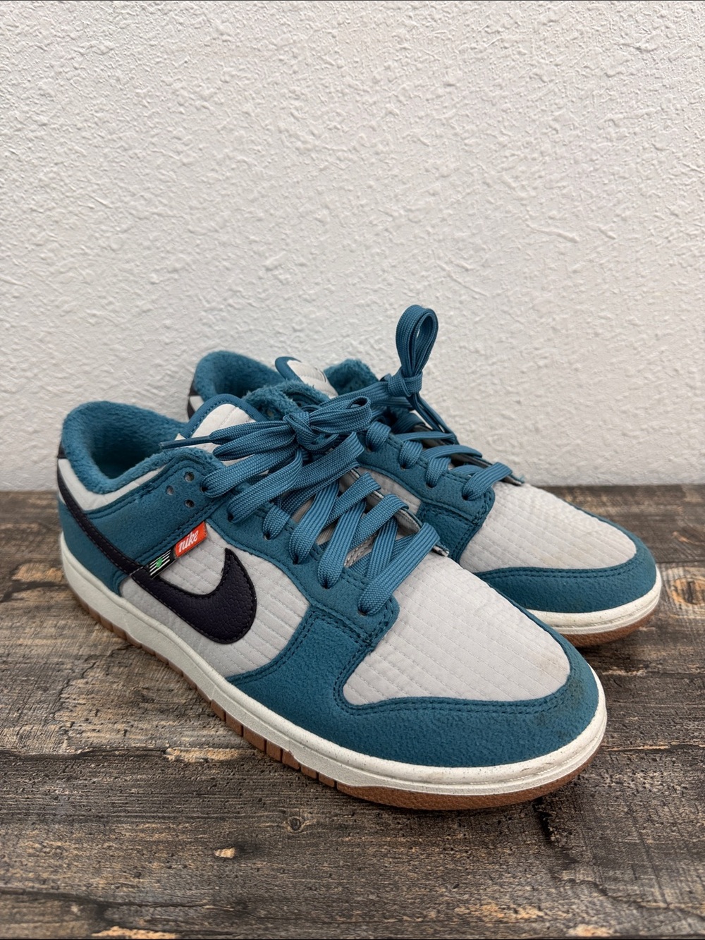 NIKE Dunk Low SE Next Nature 'Rift Blue' Sneakers Size 8.5